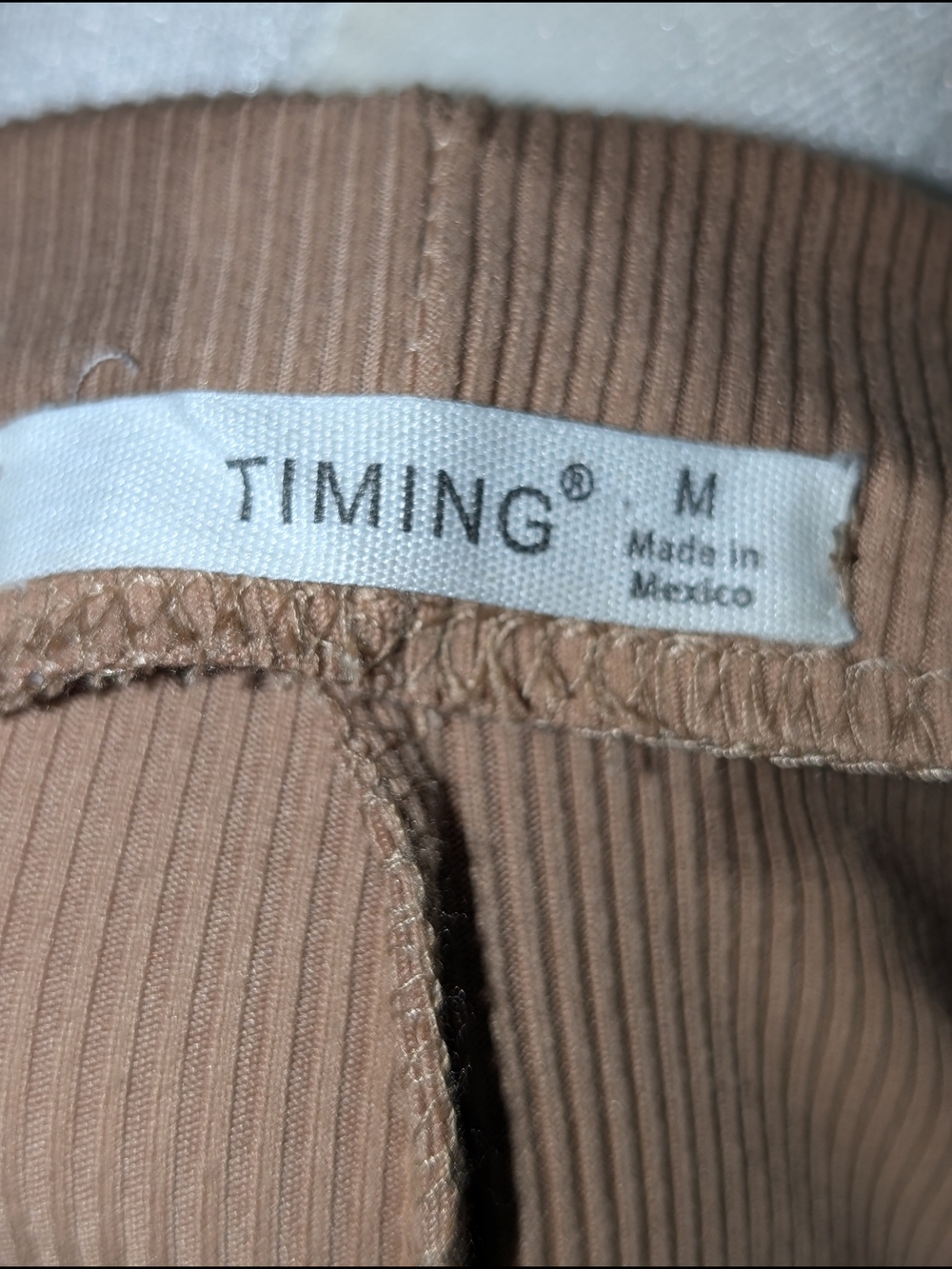 Timing Ribbed Maxi Skirt in Taupe - Picture 2 of 2
